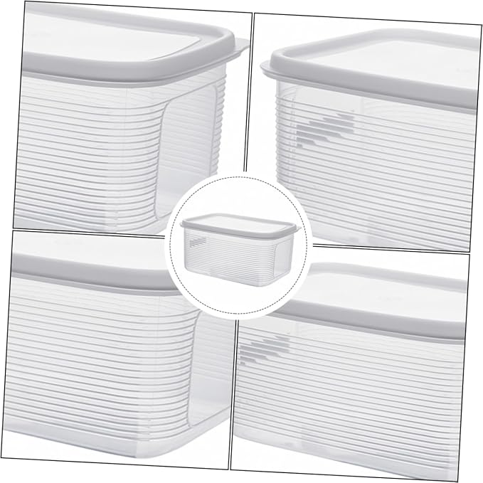 BESPORTBLE Multi-purpose Airtight Pet Food Storage Container Capacity Transparent Design Moisture Dog and Cat Food Organizer for Dry and Snacks