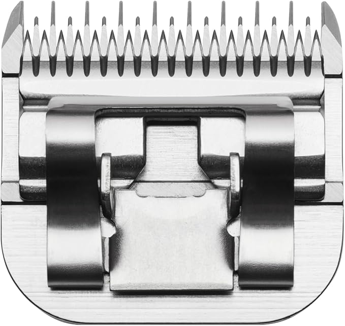 Andis Carbon Infused Steel UltraEdge Dog Clipper Blade, Size-5 Skip Tooth, 1/4-Inch Cut Length (72640),Chrome