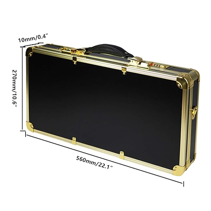 CNCEST Beauty Salon Barber Case,Hair Stylist Tool Kits Organizer,Professional Barber Travel Carry Case for Hair Scissors Tools Hair Stylist Pet Groome,Barber Carrying Case with Code Lock