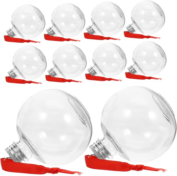 Healeved Candy Spill Bottle 50ml 10pcs Pendant Proof Lid Christmas Pet | Party Decoration Pendant, Festive Holiday Style, Silver Finish, for Beverage Storage and Candy Packaging