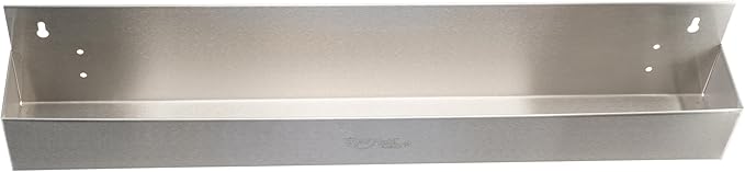 Winco 32" Bar Stainless Steel Speed Rail, Single | Holds up to 16 bottles, Foodservice