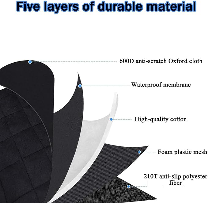 Cargo Liner for Dog for Caddy SB 2020 2021 2022 2023 2024 2025 2026 | Durable waterproof; anti-slip scratch resistant; pet trunk cover; pet travel accessories; suv trunk protector