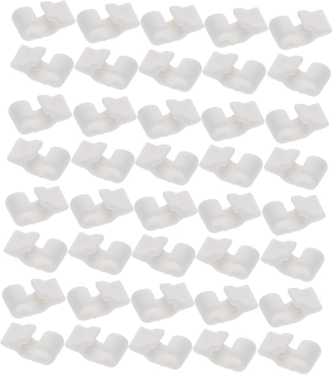 Unomor 40pcs Storage Cabinet Clips for Dog Playpen Pet Cage Latches Easy Assembly Buckle Sturdy Material Organize Your Space
