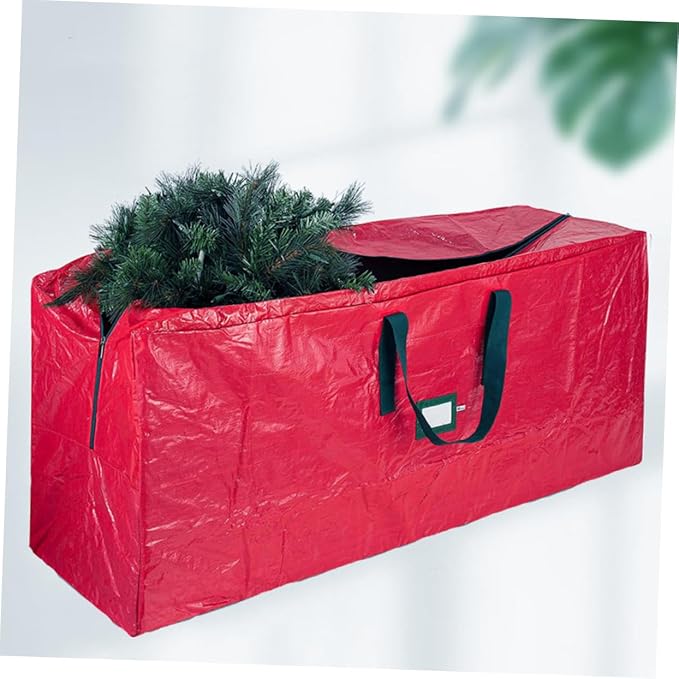Large Capacity Christmas Tree Storage Bag Non Woven Storage Container for Holiday Decorations with Handles