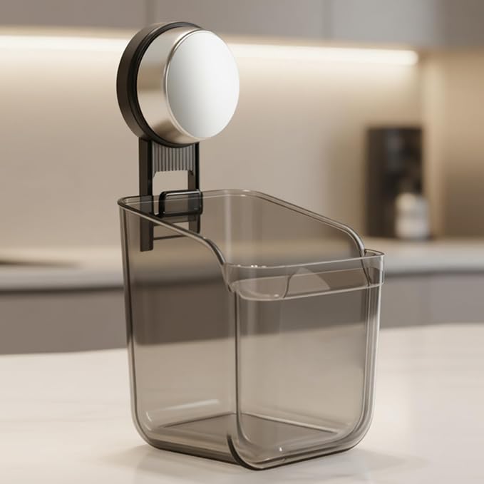 Space Saving Suction Cup Organizers Shelf for Small Spaces Holds Heavy Items Without Drilling for Kitchen Bathroom Not Drill Wall Holder