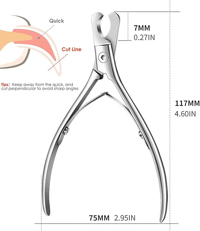 Pet Nail Clippers for Dogs & Cats – Sharp, Durable Blades with Beginner-Friendly, Hygienic Design for Small Pets Paw Care, Large Dog Nail Trimmer,Ergonomic Grooming Tool for Safe Pet Grooming