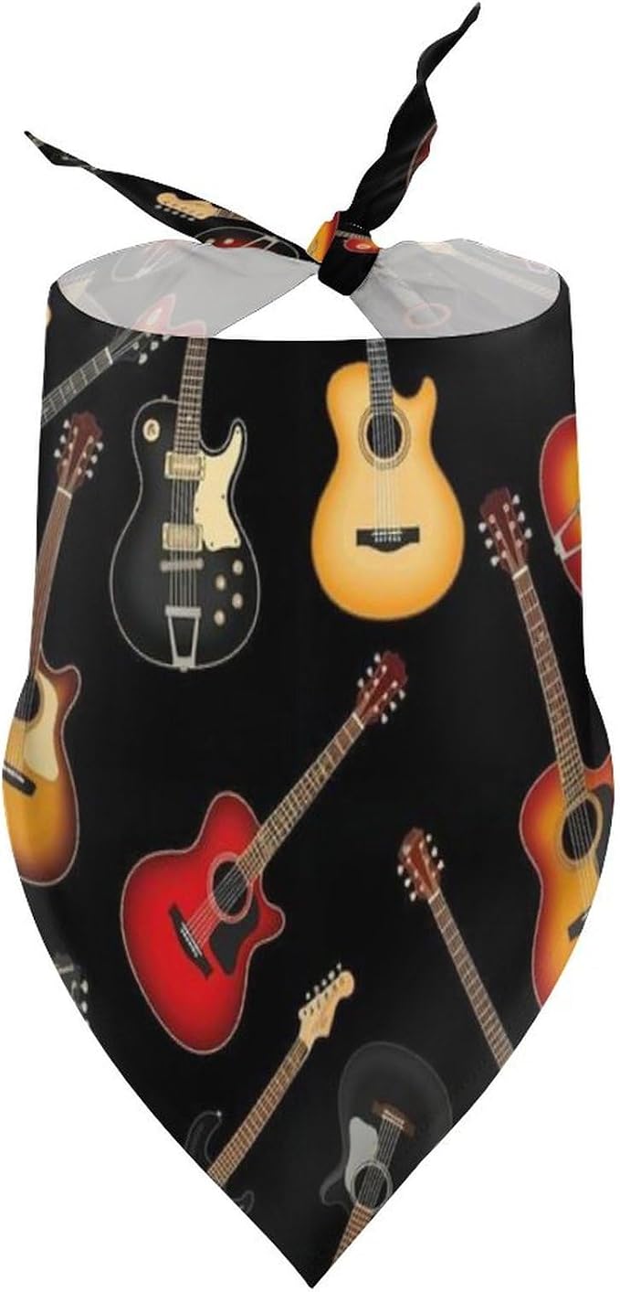 Lightweight Adjustable Pet Scarves Guitars for Dogs and Cats Picnic, Camping, Beach Outings, Going Out, Casual Daily Use