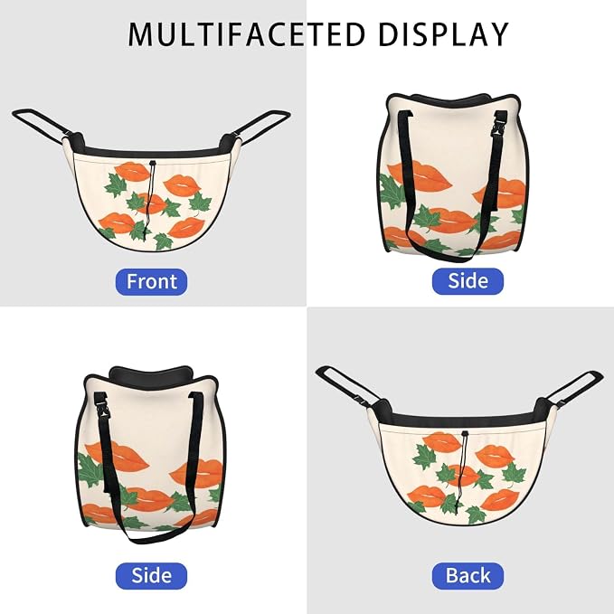 Lip Leaf Car Seat Organizer-Backseat Storage Bag for Travel | Waterproof Durable. Holds Snacks Gear Essentials. Fits Most Cars.