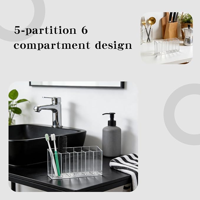Cat Food Organizer, Cat Treat Storage,with Removable Dividers,Storage for Kitchen Cabinets, Dining Tables & Refrigerators 2-Pack