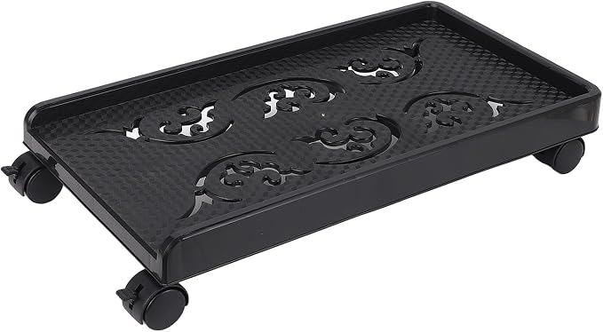 Generic CPU Stand Under Desk Easy Assembly Strong Load Bearing for PC, Pet Bowl Holder, Tool Organizer ABS 18.11x9.65x3.15in