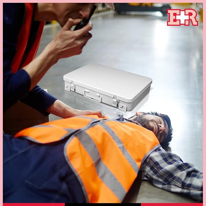 Ever Ready First Aid Metal Case, No.36 – 14” x 10” x 2.5” (Pack of 2)