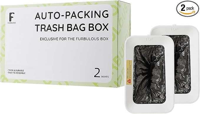 Furbulous Auto-Packing Trash Bag Box 2 Pieces (Only Suitable for FURBULOUS LITTER BOX)