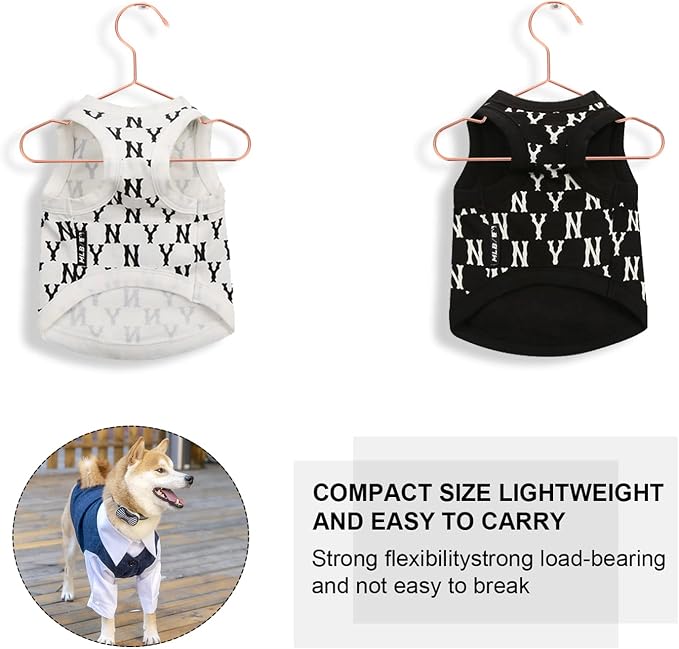 3pcs Pet Hanger Pet Apparel Hangers Dog Clothing Hanging Rack Dog Clothing Hanger Clothes Hangers Cloth Iron Storage Clothes Organizer Cat Cloth