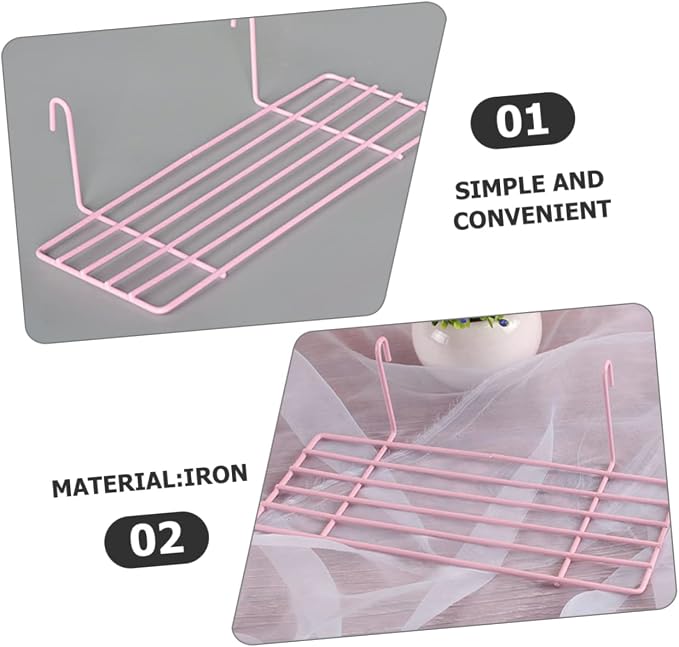 BESPORTBLE Wall Grid Bird Stand Hooks Iron Platform for Parrots Easy to Install Bird Cages and Wall Decor for Parakeet Accessories