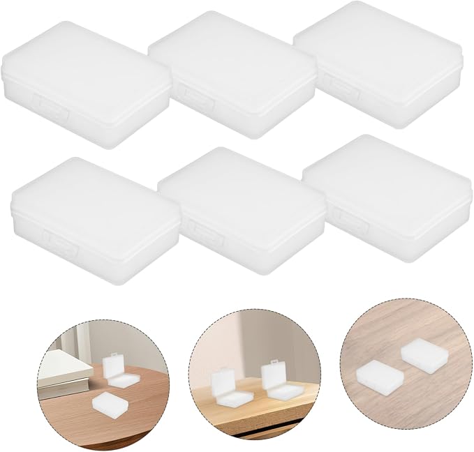 Rectangular Storage Boxes with Lids Small Bins for Desk Pet Containers Craft Storage Containers Plastic Organizer