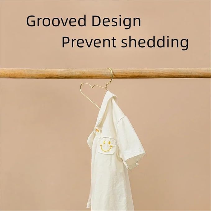 Heavy Duty Kids Child Clothes Hangers, Metal pet Storage Wardrobe Portable Rack Apparel, Clothes Hangers with Non-Slip Shoulder Notches, for Suit, Jacket, Shirt, Dress & Pants