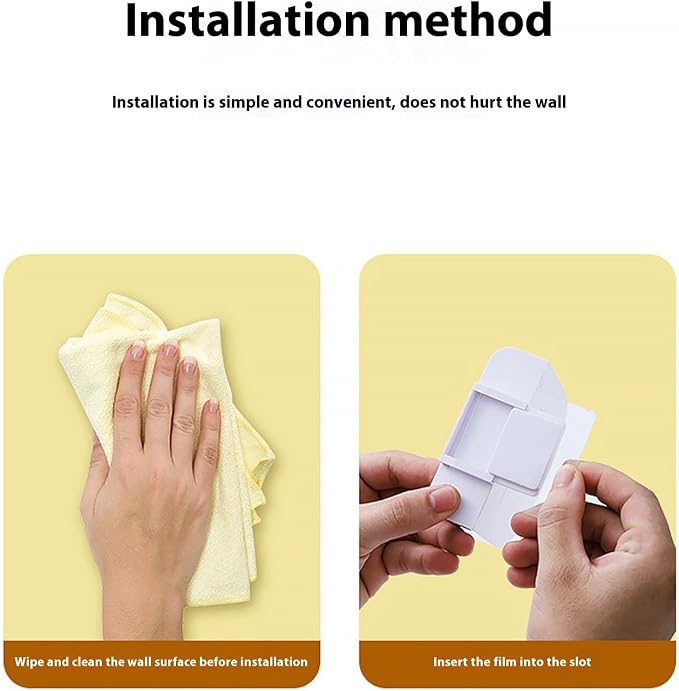 Wall Mounted Not Drilling Adhesive Camera Mount Organizers Tray for Secure Storage Home Office