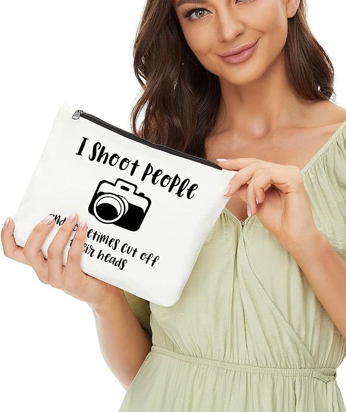Photography Lovers Gifts Makeup Bag, Funny Photographer Gift Cosmetic Bag | Christmas Birthday Graduation Editor Gifts for Women Photographer Photography lover Videographer Travel Toiletry Bags
