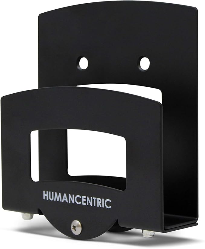 HumanCentric Cable Box & Modem Mount, Adjustable Wall Mount | Small Devices | For small & Narrow Devices, Cable Boxes, Modems, DVD Players, Streaming Media Devices, Mount Behind the TV, Hardware Included