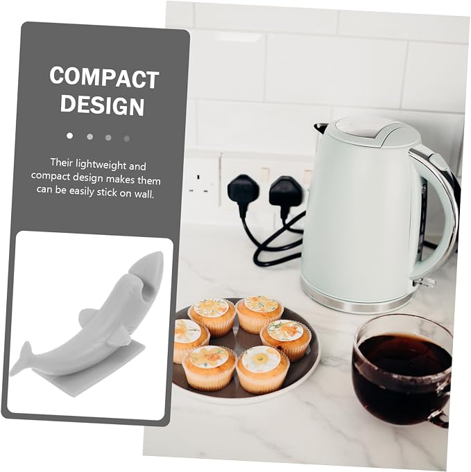 Cable Management Organizer Cute Animal Design Premium Cord Winder for Home Appliances for Kitchen Safety Easy to Use and Stylish Gray