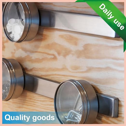 6Pcs Neodymium Magnets with Adhesive Backing 60x10x3mm Silver | Fridge Magnetic Strips Refrigerator Blocks Crafts Extra Super Sticky Bar for Science Experiments Classroom Craft Office