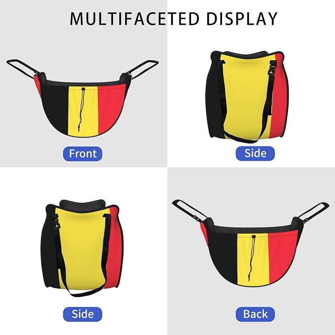 Flag of Belgium Car Seat Organizer-Backseat Storage Bag for Travel | Waterproof Durable. Holds Snacks Gear Essentials. Fits Most Cars.