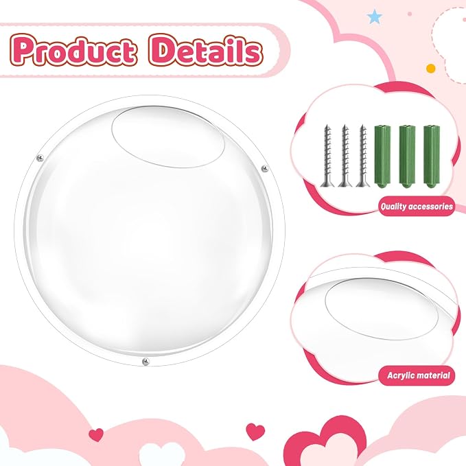 2 Pack Acrylic Wall Organizer Acrylic Toy Dispenser for Wall, Toy Storage Display with Back Panel Hanging Clear Holder for Blocks, Snacks, Cars