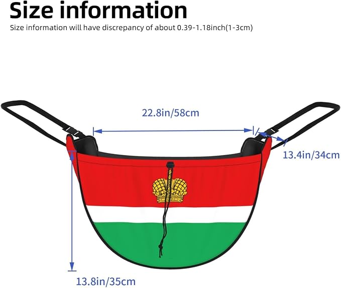 Flag of Kaluga Car Seat Organizer-Backseat Storage Bag for Travel | Waterproof Durable. Holds Snacks Gear Essentials. Fits Most Cars.