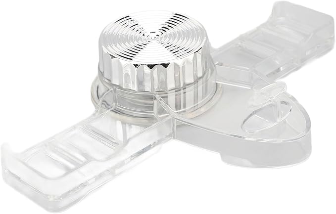 CHICIRIS Broom Holder, Mop Hanger with Powerful Suction Cup and No Punching Required, for Bathroom Kitchen Office Laundry Room Garage Storage (Transparent White)