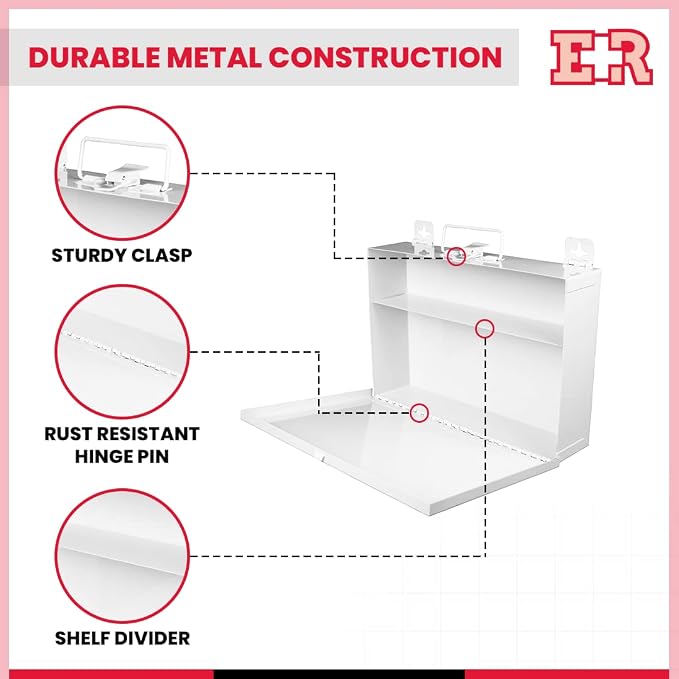 Ever Ready First Aid Metal Case, No.25 – 11” x 7.5” x 2.5”