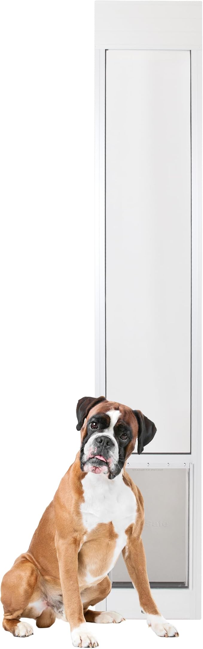 PetSafe Sliding Glass Pet Door, 1 Piece, Large Dogs to 100 lb, White