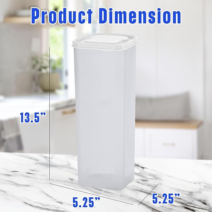 Buddeez Bread Buddy Bread Storage Container, White, 2-Pack | Helps keep bread fresh and organized, Fits standard sandwich loaves, Slice-by-slice dispensing