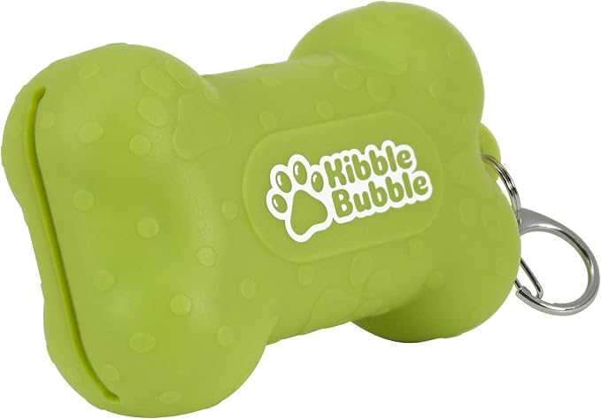 Dog Treat Pouch, Bone, Green