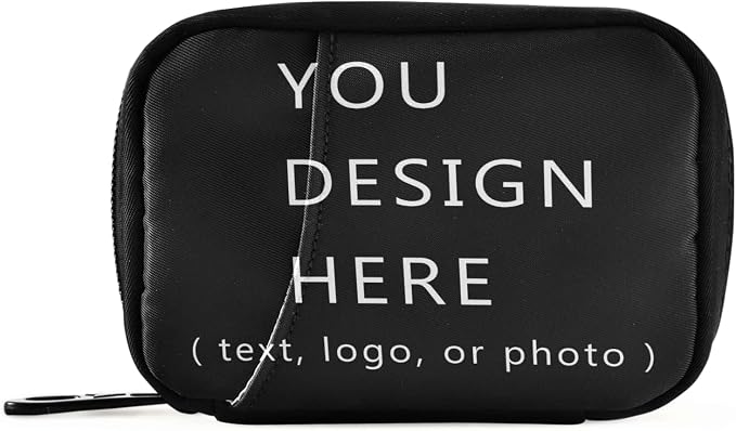 Custom Pill Box 7 Day Customizable Personalized Pill Case Travel Pill Organizer Bag with Zipper Portable Weekly Case Compact Size for Vitamin Supplement Holder…