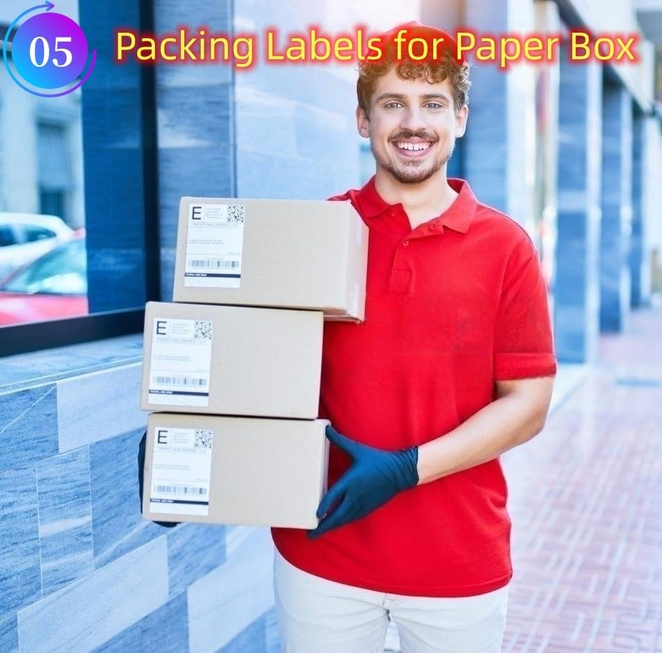 100 4" x 6" Organizing Labels for Storage Bins White Blank Large Label | Organization Name Stickers for Containers Box Bin Kitchen Storage, Moving Shipping Packing , Proof-Water/Oil, Sticky