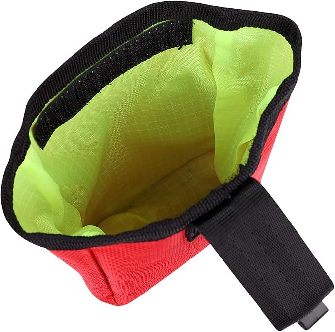 Dog Treat Pouch Pet Training Waist Bag Portable Food Snack Small Item Storage Holder Bag Hook Design Pet Training Reward Pouch Bait Sack Mini Doggie Puppy Bird Snack Carrier Container Pockets