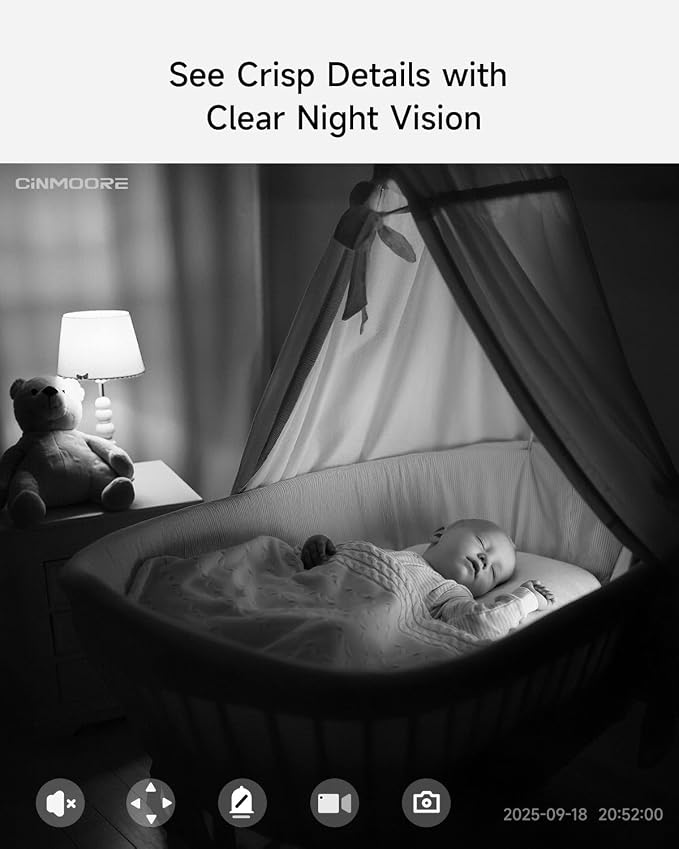4MP Camera for Home Security, Free 32GB SD Card, Non-Subscription AI Human/Pet/Crying Detection, 2.5K Dog Cat Pet Camera with Phone APP, 360° Coverage, 2-Way Talk, IR Night Vision, 2.4G WiFi