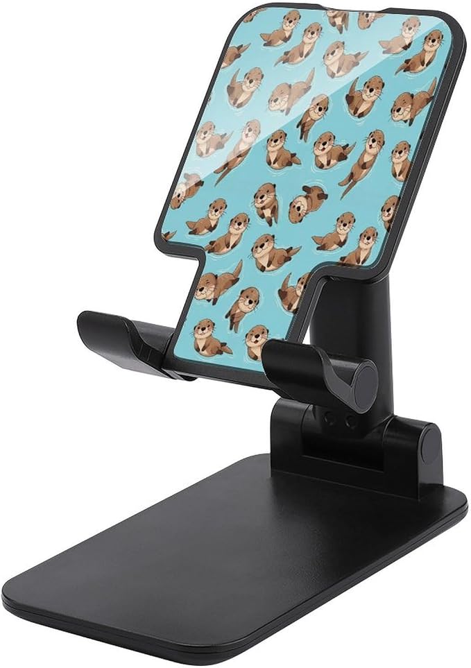 Collapsible Cartoon Otter Desktop Phone Holder