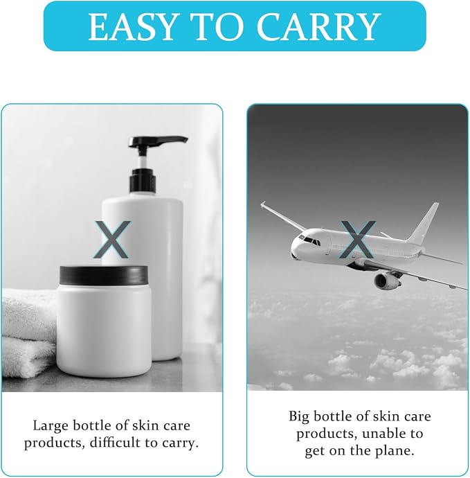 4pcs Plastic Vacuum Pump Bottles 4oz 5oz 120ml 150ml Pet | Foam Dispensing, Leak Proof Refillable Design, Travel and Home Use, Easy Identification for Cream Toiletries Foundation