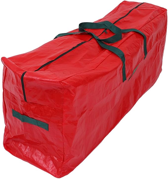 SHINEOFI Christmas Tree Storage Bag Sturdy Large Capacity Waterproof with Zipper and Handles Pet and Non-woven Fabric Tree Pouch for Holiday Decoration Storage