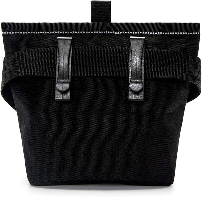 Dog Treat Pouch for Training, Magnetic Closure, Waist Clip Belt, Hands Free | Dog Treat Bag for Pet Obedience Training, Running and Walking, One Hand Access, Open Top, 3 Cups