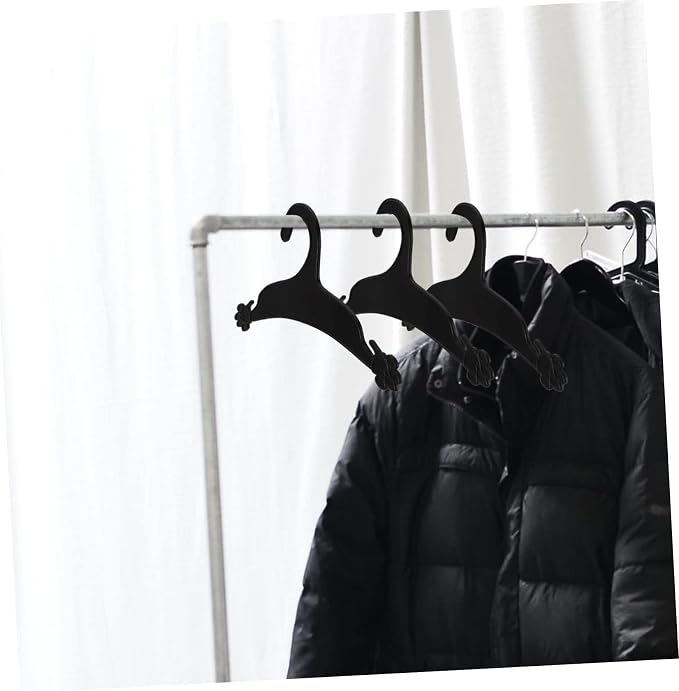 MAGICLULU 10pcs Pet Clothes Hanging Rack Claw Shaped Garment Hanger for Dogs Lightweight Windproof Coat Organizer for Pet Apparel