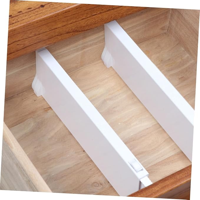 Healifty 2pcs Divider Versatile Drawer Organizers for Socks Ties and Accessories Easy Design for Neat Home Storage