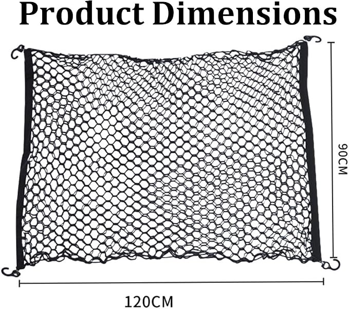 Dog Car Barrier for Volkswagen Transporter T4 T5 T6 T7 Caddy, Durable Car Dog Back Seat Barrier Net, Mesh Pet Divider Storage Net, Breathable & Easy to Install, Travel Accessories