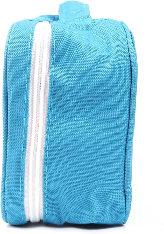 First Aid Bag First Aid Kit Empty Medical Storage Bag Red Trauma Bag for Emergency First Aid Kits Car Workshop Cycling Outdoors (Blue Handle)