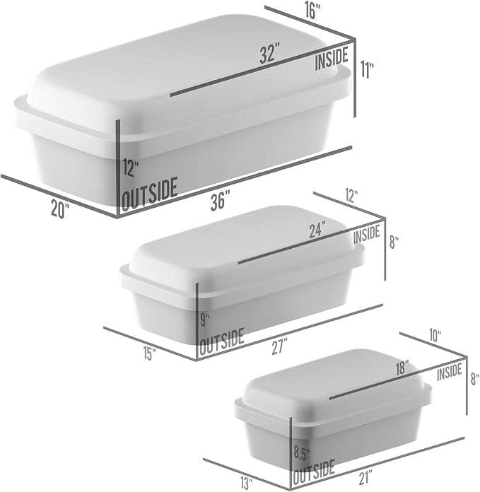 Pet Memory Shop Classic Pet Casket for Dogs & Cats – Small, White/Blue