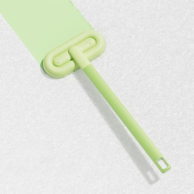 Reusable Pet Hair Remover Brush | Long-handle static pet hair remover brush with polyester micro-bristle head for couch, bed & carpet.