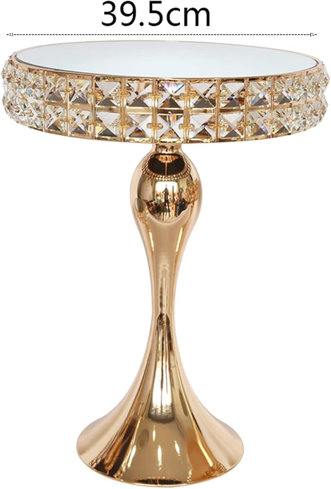 Cake Stand Wedding Crystal Dessert Stand Display Stand Ornament Dessert Cold Tea Stand Cosmetic Organizer Cake Stand Cake Plate Candy Cupcake Dessert Display Shelves (Color : D) (B)