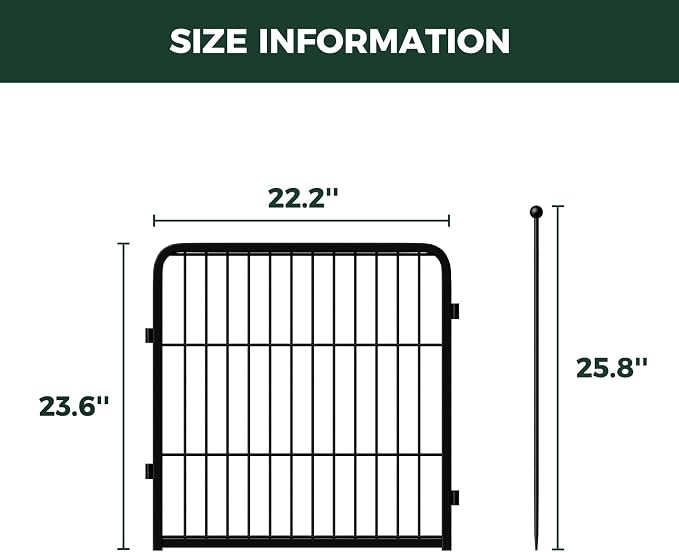 FXW Rollick Dog Playpen, Indoor, Yard & RV Camping, 24" H, 2 Panels | Easy setup, Heavy-duty, DIY layouts, for Puppies & Small Dogs, Patented