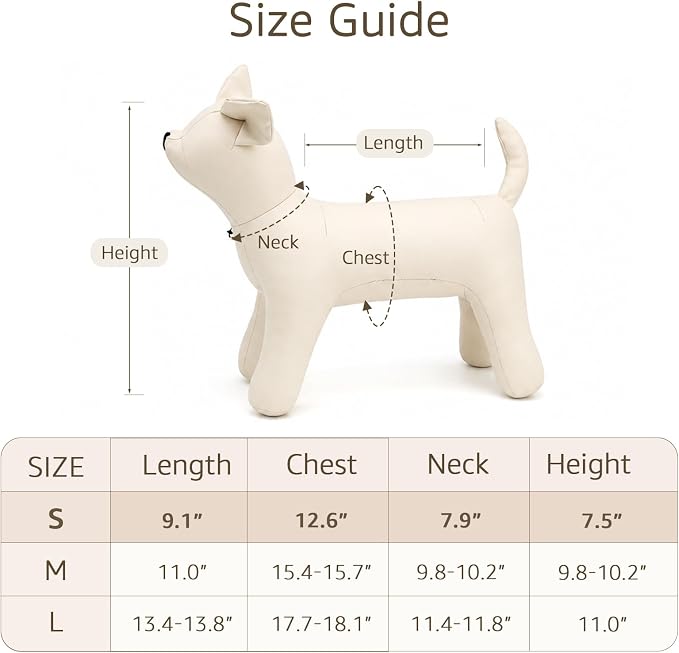 Dog Mannequin PU Pet Clothing Display Stand Cute Dog Hangers for Clothes Store Leather Pet Sewing Mannequin Durable Puppy Standing Model (White, Small)